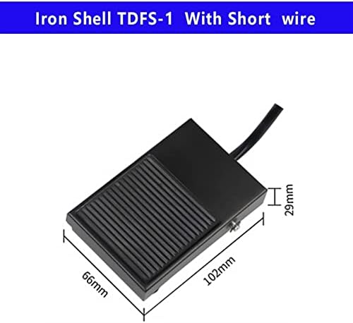 AHAFEI 1 бр. Foot Switch Железен Корпус Foot Switch Миг Управление на Електрически Педал Захранване SPDT TDFS-1 10A 250VAC