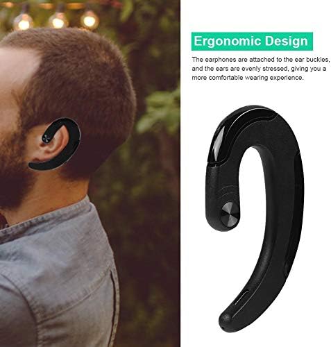 Слушалки ASHATA с костна проводимост, Безжична Bluetooth Слушалка с костна Проводимост, с Ергономичен дизайн Стереонаушник