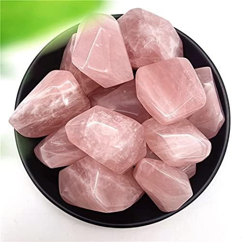 SEEWOODE AG216 1 бр. Натурален Розов Кристал, розов Кварц, Длан, Нередовен Камък, Полезен Модел, подарък от естествени камъни и минерали (Размер: 60-70 mm)