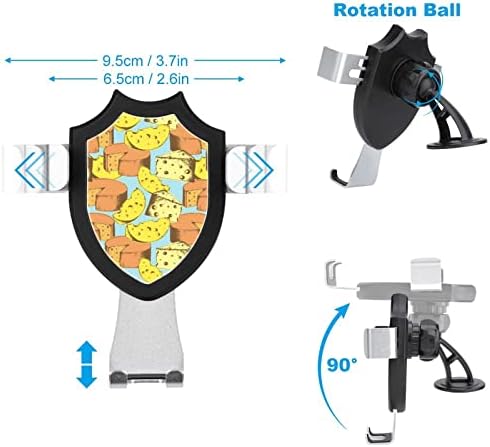 Винтажное Планина за телефон с Дизайн на Сирене за Кола Универсално Закрепване за Арматурното табло на Колата с Вендузата