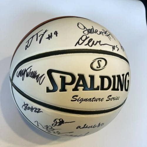Баскетболни топки NBA Новобранци 2020 с множество Автографи на Spalding Баскетбол - Баскетболни Топки С Автографи
