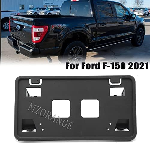 MZORANGE Рамка на Предния регистрационен номер на Стена за Ford F150 2021 2022 2.7 L, 3.0 L, 3.5 L V6 Замени ML3Z-17A385-BB