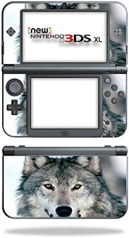 Корица MightySkins, съвместими с Nintendo 3DS XL (2015) - Wolf | Защитно, здрава и уникална Vinyl стикер | Лесно се нанася,