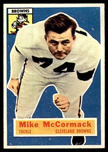 1956 Topps # 105 Майк Маккормак Cleveland Browns-FB (Футболна карта) БИВШ Browns-FB Канзас