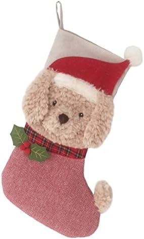 Коледен Отглеждане MON AMI Весела Golden Doodle, Празничен Отглеждане на домашни животни, Коледен декор, Многоцветен, 21 инча/53 см