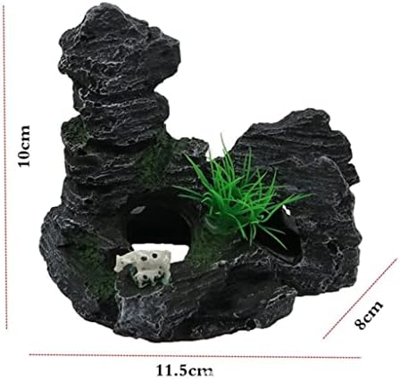 N/A Аквариумная Смола, Скала, Изглед към планината, Скалната Пещера, Камък, Дърво, Украшение За Аквариум, Аксесоари За
