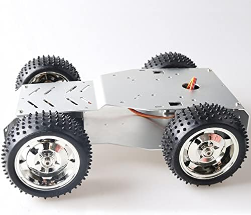 Smart Robot Car Chassis Smart Kit Роботът е с отворен код Премиум-клас, Метална Рамка, Модел на волана, 4WD STM, Модел
