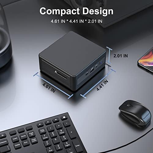 Intel NUC 11 с Intel Core i7-1165G7, 32 GB оперативна памет DDR4 и 1 TB твърдотелно устройство PCle SSD, 12 MB кеш-памет,