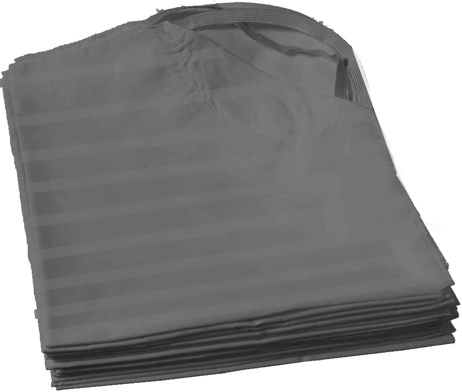 Тъмно сива ивица / Опаковка от чаршаф, за да бебешко креватче Dreamsoft Creations 24: 22 W x 52 -Кърпи за детски креватчета