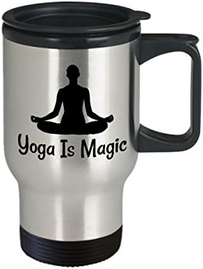 Утайка от Пътна Чаша За Йога е най-Добрата Забавно Уникална Поза За Йога Чаена Чаша е Идеална Идея За Мъже И Жени Йога - това е магията на