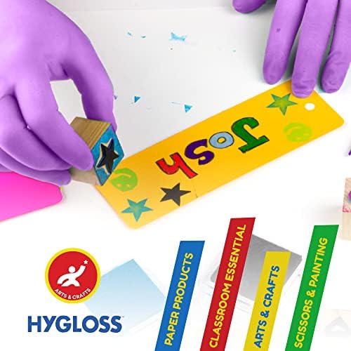 Hygloss Products Занаятите Kids, Нитриловые ръкавици за Еднократна употреба, Без латекс, повторна употреба, 5 различни