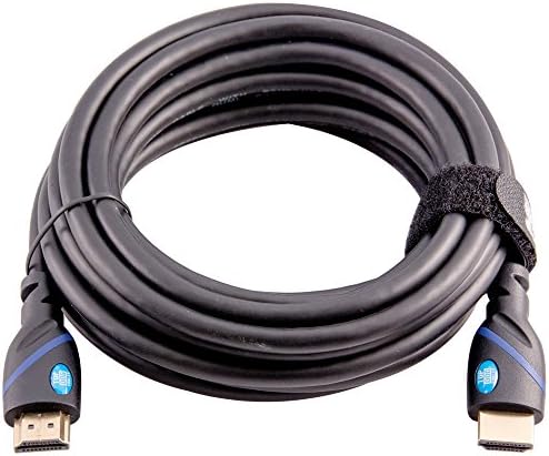 Най-добрите кабели за кучета - TD-07BKBL15 - висок Клас 15-крак високоскоростен HDMI кабел с Ethernet - Черно / Синьо - 3D HD PS3 4 XBOX One 360 DVD TV Blu Ray