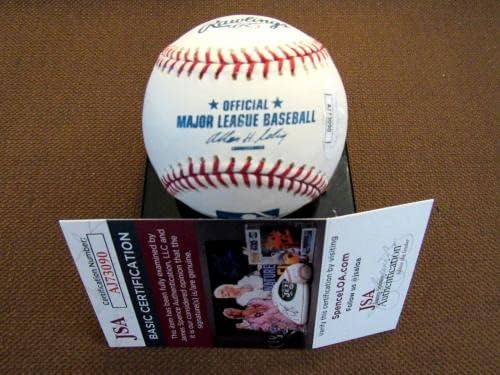 Карлос Белтран 94 Roy Рояли Метс йорк Янкис Подписаха Авто Oml Baseball Jsa Beauty - Бейзболни топки С Автографи