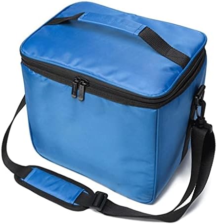 YFQHDD Преносим Наплечный пакет с лед, Термоохладитель, Автомобили Изолирано чанта, Работна, Училищна чанта за Пикник, Термосумки за хранене, Обяд-бокс (Цвят: A, размер: