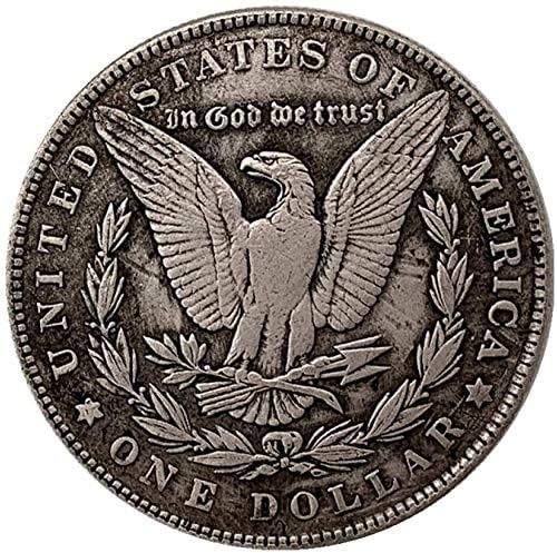 Монета на Повикване 1921 Лутане Монета Череп Пират С Релефни Антични Мед Старата Сребърен Медал COPYSouvenir Новост Монета,