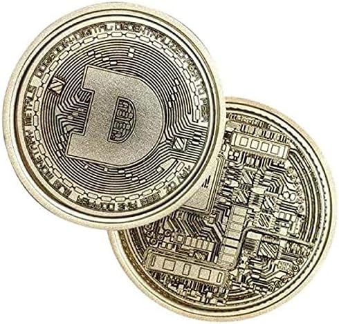 Challenge Coin Творчески спомен Dogecoin Позлатени монети Чудесен физически подарък, който може да събере колекция От монети Gold Куче Art