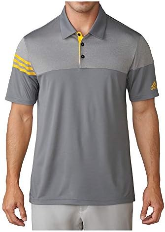 adidas Golf Мъжко Поло с 3 ивици Хедър Block Polo