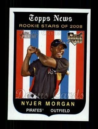 2008 Topps 136 Найер Морган Питсбърг Пайрэтс (Бейзболна картичка) NM/MT Пирати