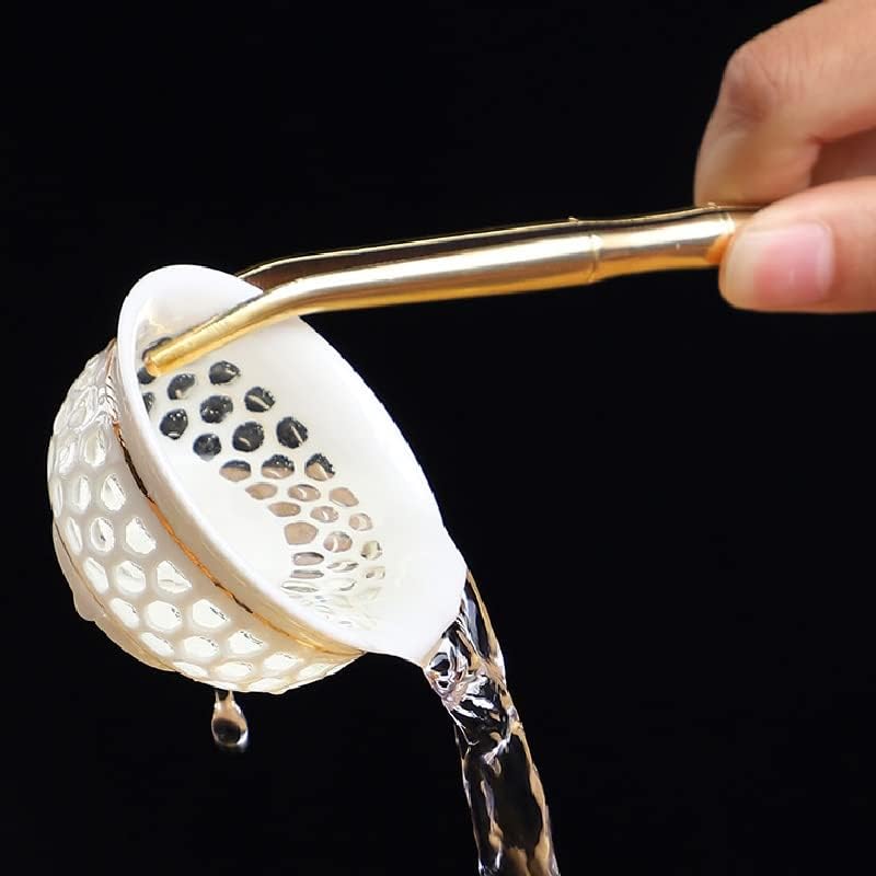 HOUKAI Месинг Чай Набор от Six Gentleman Кунг-фу, Аксесоари за Японската Чаена Церемония, Инструменти за приготвяне на