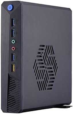 Мини PC HUNSN, Настолен компютър, HTPC, Малък сървър за Windows 11 Pro или Ubuntu Linux, Intel Core I5 10400, BH25, PXE, Поддържа WOL, HDMI, COM, LAN, Слот за заключване, съвместимост с монтажни системи Vesa, 16G