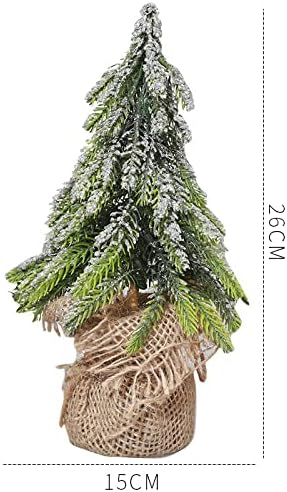 NC Мини Коледно Дърво, Кадифе Малка Коледна Елха Тенис на Декоративни Предмети за Оформление на Сцената Сребърна Кадифе Коледна Елха