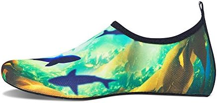 Водоустойчив Дамски и Мъжки Детски Водни Обувки на Бос, бързо съхнещи Водни Чорапи за Плаж, Гмуркане, за Практикуване