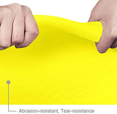 Siebzeh Image килимче за йога от насекоми -6 мм екологично чист гумена подложка за здраве и фитнес, устойчиви на хлъзгане,