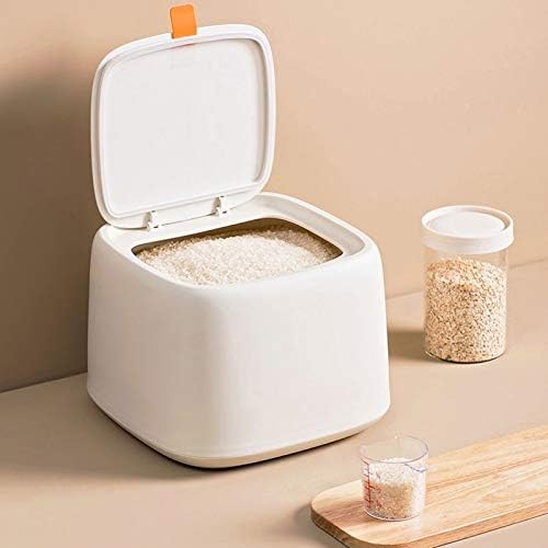 WPYYI Кухненски Пластмасова Кутия за съхранение на оризови Зърна с тегло 10 кг, Кофа, Фланец влагоустойчив, отговарят