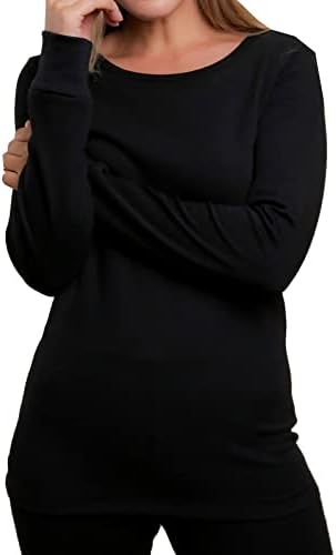 Хипоалергичен Женски Термо-базов слой Cottonique с Дълъг ръкав от Органичен памук