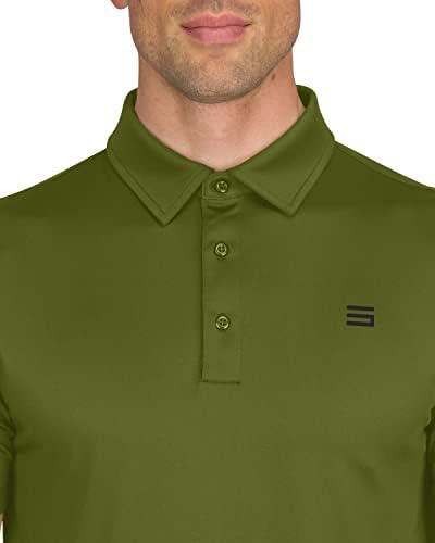 Мъжки ризи с къси ръкави за голф без ръкави - идеална дължина, бързосъхнеща, 4-лентови еластична тъкан. Отстраняване на влага, защита UPF 50+
