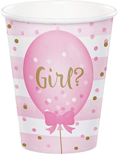 Творчески Конвертирующие Чаши Gender Reveal Balloons, 9 грама, Розово и синьо