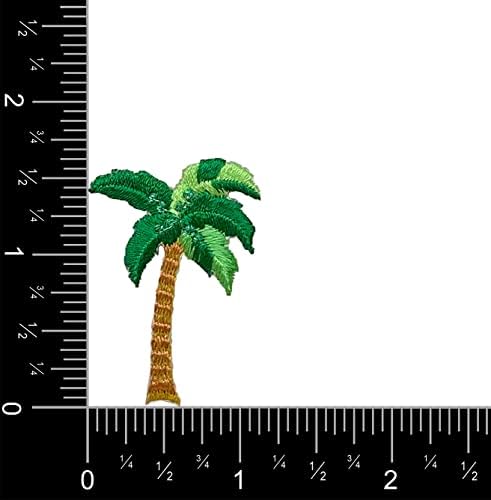Малка тропическа Палма - Бродирани Желязо Заплатке
