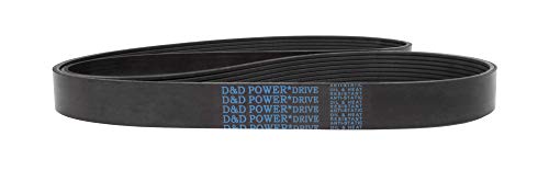Преносимото колан D&D PowerDrive 560K6 Pep Boys, Поли, 6-Посочен, Дължина 56,75 инча, Гума