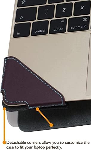 Серия Broonel - Profile - Лилаво Кожен калъф за лаптоп, който е Съвместим с 14-инчов лаптоп Dell Latitude 3440