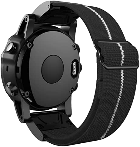 KAVJU Quickfit Каишка За часовник Каишка За Garmin Fenix 6 6X Pro 5X 5 Plus 3HR 935 945 S60 Найлон Контур 22-26 мм Еластичен