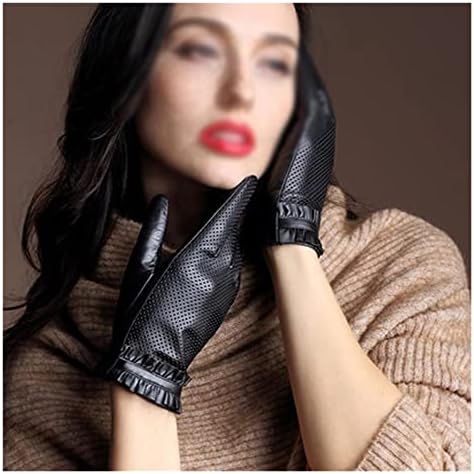 TREXD Дамски Ръкавици, Дамски Вело Удобни на Тънки Раздел с Ръкавици за Пръстите на Защитни Ръкавици За Шофиране на Открито