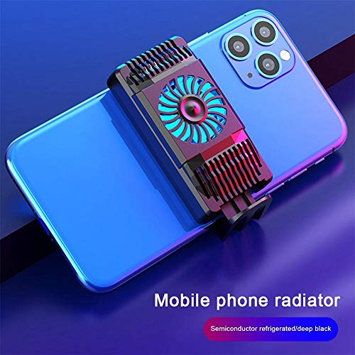 Вентилатор за охлаждане на радиатора мобилен телефон QUUL USB Охладител за игра телефон, Преносим Тъпо Охладител бързо