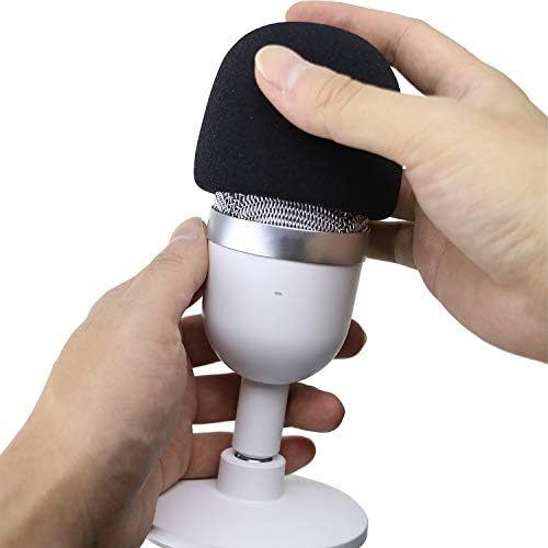 YOUSHARES Razer Seiren Mini Pop Filter - Микрофон пенопластовый калъф на предното стъкло, съвместим с поточно микрофон