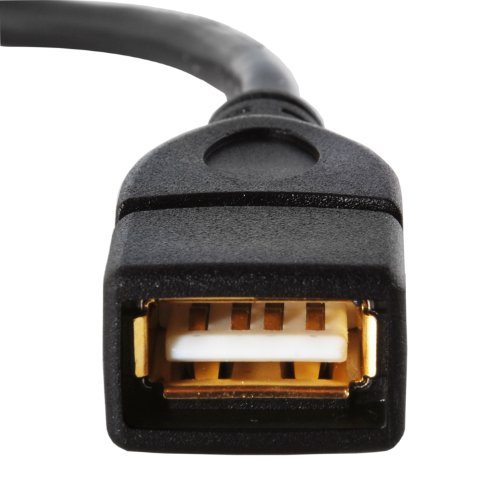 Mediabridge USB 2.0 - USB удължител (6 инча) - Щекер за штекеру с позлатени контакти