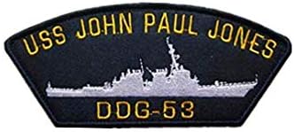 Декоративна нашивка с бродерия USS John Paul Jones DDG-53