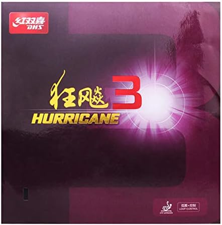 DHS Hurricane 3 Гумен Лист за Тенис на маса Гуми за Пинг-понг