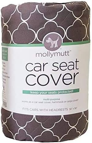 Калъф за столче за кола Molly Mutt Dog - Хамак за кучето на задната седалка - Седалка за столчета за автомобил за кучета,