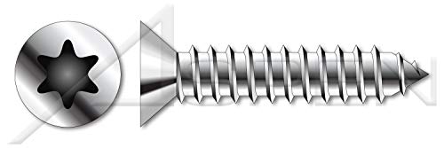 (1000 бр.) M4.2 X 25 мм, ISO 14586, Метрични, Самонарезающиеся Винтове, Ламарина, който има Torx (r) с плоска глава и 6 венчелистчета, от Неръждаема Стомана А4