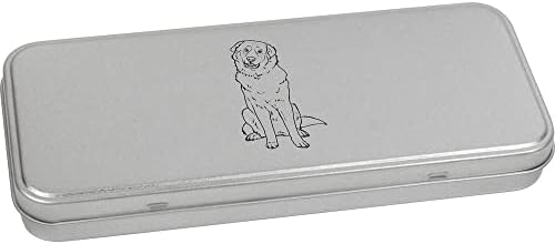Лидице кутия за канцеларски материали Azeeda 'Pyrenean Mountain Dog' с метални панти / Кутия за съхранение (TT00192073)