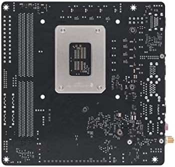 Дънната платка на ASRock H670M-ITX/ax с процесор на Intel от серията H670 (LGA1700), която е съвместима с дънната платка H670 Mini-ITX