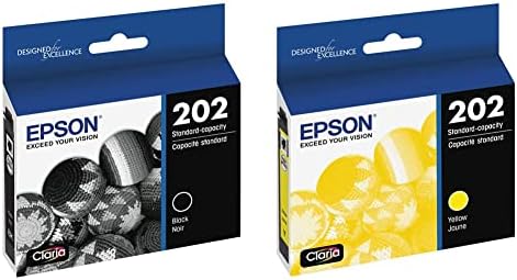 EPSON T202 Claria -Черна касета с мастило стандартен капацитет (T202120-S) за избраните принтери Epson Expression и Workforce