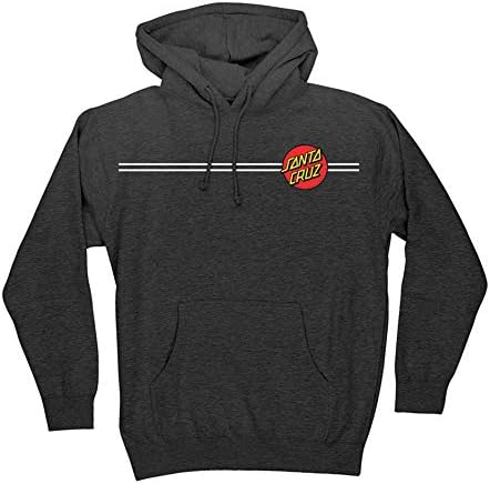 Мъжки класически hoody в грах Santa Cruz Heavyweight с качулка