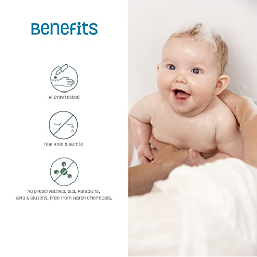 Nature's Baby Климатик и средство за чесане на косата - Разработен за проблемна и чувствителна кожа - Без сулфати и с