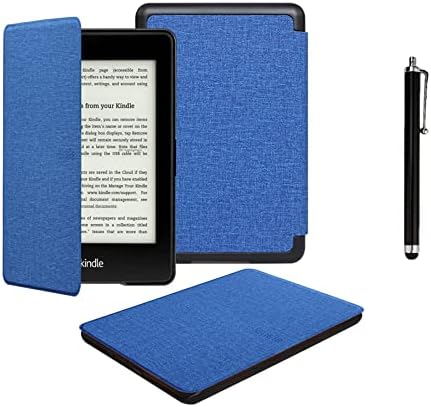 за 6,8 Kindle Paperwhite (11-то поколение, випуск 2021) - лек текстилен калъф, писалка за сензорен екран