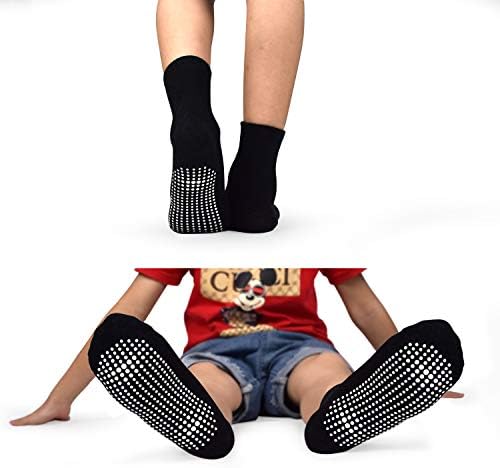 Нескользящие Чорапи за деца HYCLES С Дръжки, Детски Нескользящие Лепкавите Чорапи За Бебета 1-10 Години, Детски Чорапи-Чехли За Деца